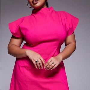 ASOS Design Curve Pink Women's Dress